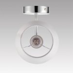 8279/1W CLASSI хром/серый, металл/керамика/текстиль Бра Е14 1*40W 220V KARMEN