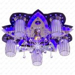 Потолочный светильник Экономсвет 8282/5+1BK+CR RC MIXLED