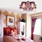 Потолочный светильник Экономсвет 8282/5+1BK+CR RC MIXLED