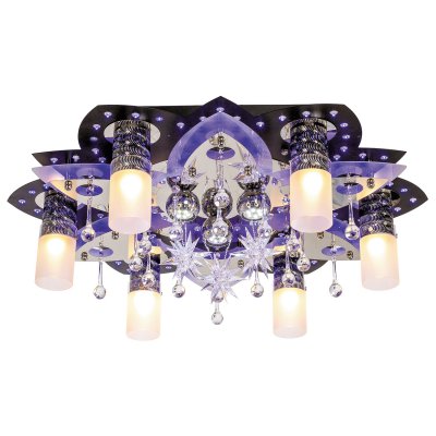 Люстра космос Экономсвет 8285/6+3BK+CR WT RC RBPLED