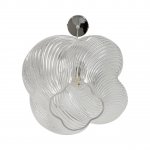 8288/1A MODERNI хром/прозрачный, металл/стекло Подвес E27 1*60W 220V TIDE