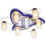 Потолочный светильник Экономсвет 8292/6+3WT+CR RC MIXLED