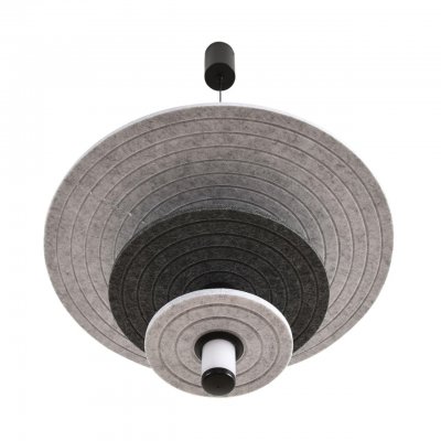 8295/11AL LEDIO черный/светло-серый/темно-серый, металл/фетр/акрил Подвес LED 11W 3000K 220V FELTA