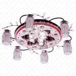 Люстра космос Экономсвет 8296/6+3BK+CR RC MIXLED