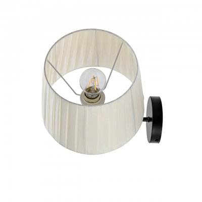 8302/1W MODERNI бронза/черный/бежевый, металл/текстиль Бра E27 1*60W 220V TUNE