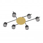 8304/6C COMFI золотой/черный, металл/акрил Светильник настенный  GX53 LED 6*7W 220V BENUA