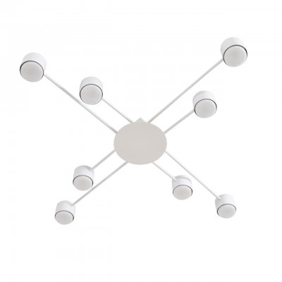 8305/8C COMFI белый, металл/акрил Светильник потолочный GX53 LED 8*7W 220V BENUA 8305/8C COMFI белый, металл/акрил Светильник потолочный GX53 LED 8*7W 220V BENUA