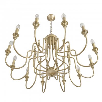 8318/12 CLASSI LN26 шампань/металл Люстра E14 12*40W 220V SUANA