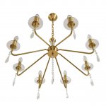8319/8 CLASSI шампань/прозрачный, металл/хрусталь Люстра E14 8*40W 220V SEVERINA
