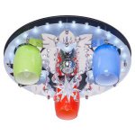 Светильник ЭкономСвет 8323/3+1BK+CR MIX RC WTLED