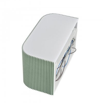 8326/2W MODERNI LN26 423 белый/зеленый, металл/текстиль/пластик Бра E14 2*40W 220V GOFERA