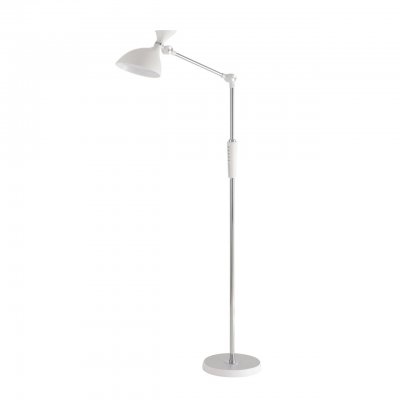 8330/15FL LEDIO белый, металл/пластик Торшер LED 15W 3000/4000/6000K 220-240V ССТ/диммер HORSA