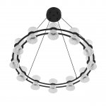 8341/42L LEDIO LN черный/прозрачный металл/акрил Люстра подвесная LED 42W 3000K 220V VINORA