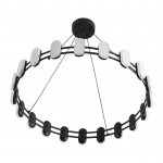 8342/40L LEDIO LN черный/белый металл/акрил Люстра подвесная LED 40W 4000K 220V OVELA