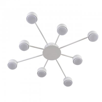 8343/8C COMFI белый, металл Люстра GX53 LED 8*7W 220V TORINA