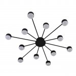 8344/12C COMFI черный, металл Люстра GX53 LED 12*7W 220V TORINA