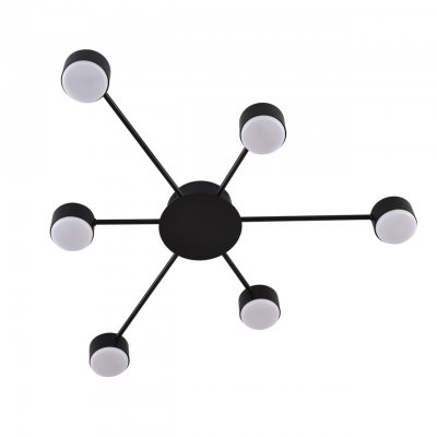 8344/6C COMFI черный, металл Люстра GX53 LED 6*7W 220V TORINA 8344/6C COMFI черный, металл Люстра GX53 LED 6*7W 220V TORINA