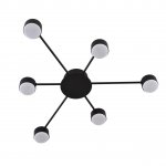 8344/6C COMFI черный, металл Люстра GX53 LED 6*7W 220V TORINA