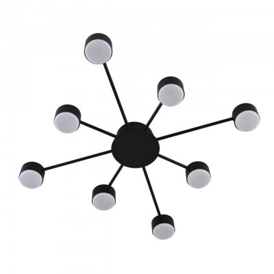 8344/8C COMFI черный, металл Люстра GX53 LED 8*7W 220V TORINA 8344/8C COMFI черный, металл Люстра GX53 LED 8*7W 220V TORINA