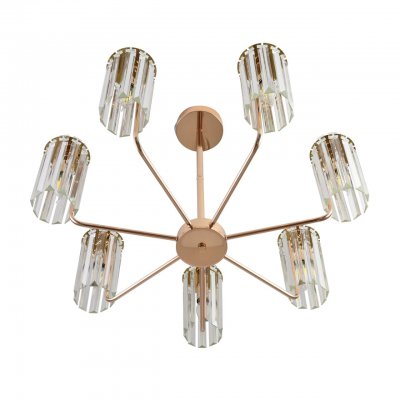 8347/7 CLASSI золото/прозрачный, металл/хрусталь Люстра потолочная E14 7*40W 220V FAVLA