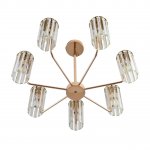 8347/7 CLASSI золото/прозрачный, металл/хрусталь Люстра потолочная E14 7*40W 220V FAVLA