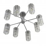 8348/8C CLASSI хром/прозрачный, металл/хрусталь Люстра подвесная E14 8*40W 220V FAVLA