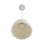 8350/1A SUSPENTIONI белый, металл/керамика Подвес E27 60W 220V CANESTRA