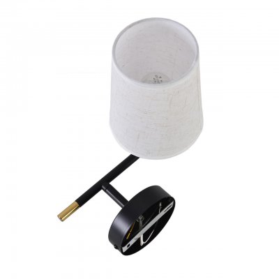 8359/1W CLASSI медь/черный/белый, металл/текстиль Бра E27 60W 240V CLAUDI