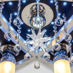 Потолочный светильник Экономсвет 8367/6+1BK+CR RC WTLED