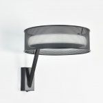 8370/15WL LEDIO LN26 304 черный, металл/силикон Бра LED 15W 3000/4000/6000K 220V ALVA