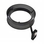 8370/15WL LEDIO LN26 304 черный, металл/силикон Бра LED 15W 3000/4000/6000K 220V ALVA