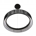 8371/40L LEDIO LN26 258 черный, металл/текстиль/силикон Люстра подвесная LED 40W 3000/4000/6000K 220V KAVA