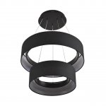 8373/55L LEDIO LN26 257 черный, металл/текстиль/силикон Люстра подвесная LED 55W 3000/4000/6000K 220V SAVA