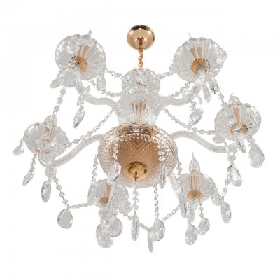 8376/6 CLASSI LN золото/прозрачный, металл/хрусталь Люстра подвесная E14 6*40W 220V ALISSA