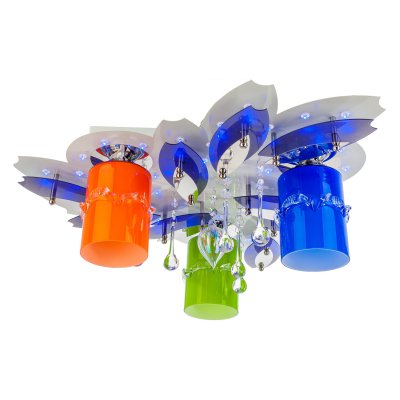 Потолочный светильник Экономсвет 8379/3WT+CR RC MIX(RBP)LED