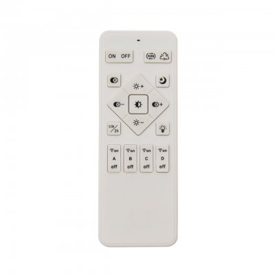 8380/45CL LEDIO LN белый, металл/акрил Умная люстра потолочная с ПДУ и голосовым управлением LED 45W 3000-6500К 220V ALIS SMART