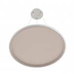 8380/45L LEDIO LN белый, металл/акрил Умная люстра подвесная с ПДУ и голосовым управлением LED 45W 3000-6500К 220V ALIS SMART