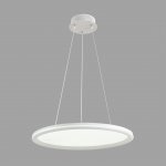 8380/45L LEDIO LN белый, металл/акрил Умная люстра подвесная с ПДУ и голосовым управлением LED 45W 3000-6500К 220V ALIS SMART