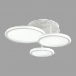 8380/60CL LEDIO LN белый,металл/акрил Умная люстра потолочная с ПДУ и голосовым управлением LED 60W 3000-6500К 220V ALIS SMART