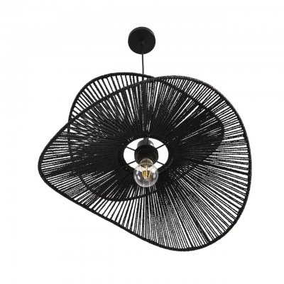 8382/1 ECO LN черный, металл/джутовый шнур Подвес E27 40W 220V ROPE