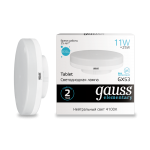 Лампа Gauss LED Elementary GX53 11W 830lm 4100K (83821)