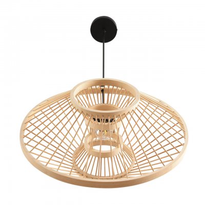 8383/1 ECO LN черный/бежевый, металл/бамбук Подвес E27 40W 220V CHAKRA