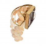 8386/2W MODERNI LN бронза/перламутровый, металл/ракушка Бра E14 2*40W 220V SHELLA