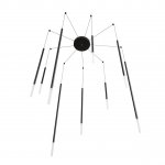 8400/27L LEDIO LN26 000 черный/белый, металл/акрил Люстра LED 27W 3000K 220V STICK