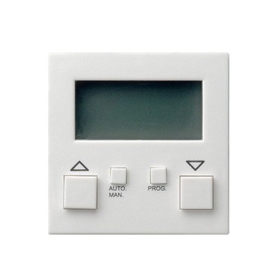 Gira S-55 Бел глянц Накладка электронного устройства управления жалюзи с таймером (G84103)