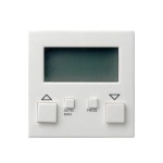 Gira S-55 Бел глянц Накладка электронного устройства управления жалюзи с таймером (G84103)