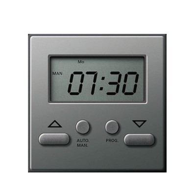 Gira E22 Сталь Накладка механизма электронного выключателя жалюзийного (G84120)