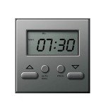 Gira E22 Сталь Накладка механизма электронного выключателя жалюзийного (G84120)