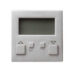 Gira S-55 Алюминий Накладка электронного устройства управления жалюзи с таймером (G84126)