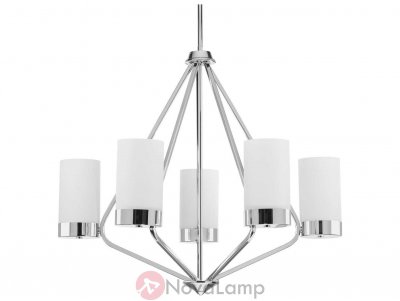 Люстра Progress Lighting Elevate Polished Chrome Five-Light Wide Chandelier ImperiumLoft 84485-30